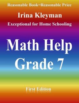 Paperback Math Help Grade 7 Book