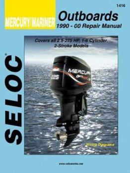 Paperback Mercury/Mariner: Outboards, 1990-00 Repair Manual 2 1/2-275 Horsepower, 1 - 6 Cylinder Book