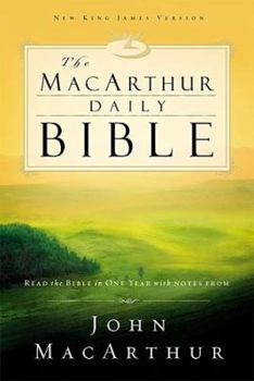 Paperback MacArthur Daily Bible-NKJV: Read Through the Bible in One Year, with Notes from John MacArthur Book