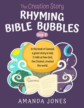 Paperback Rhyming Bible Bubbles: The Creation Story Book