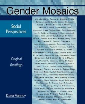 Paperback Gender Mosaics: Social Perspectives: Original Readings Book