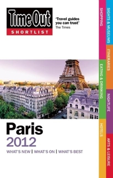 Paperback Time Out Shortlist Paris 2012 Book