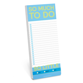 Misc. So Much to Do Make-A-List Pad Book