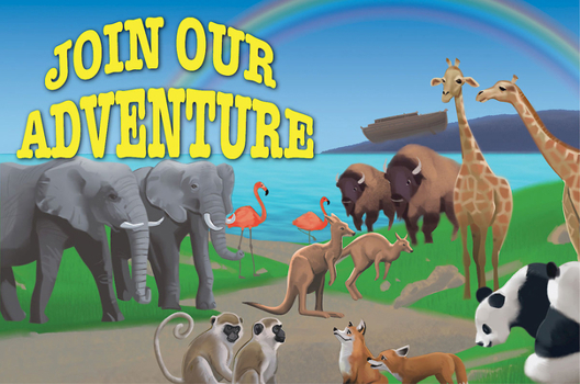 Misc. Supplies Bible Story Basics Join Our Adventure Postcard (Pkg of 25) Book
