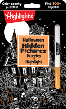 Paperback Halloween Hidden Pictures Puzzles to Highlight: Color Spooky Puzzles! Find 300+ Objects! Book