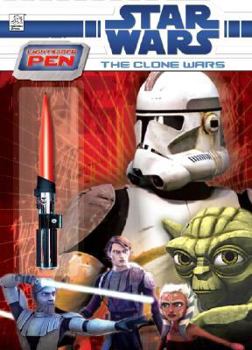 Paperback Star Wars: The Clone Wars : Book to Color With Lightsaber Pen Book