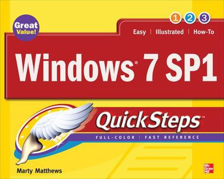 Paperback Windows 7 SP1 Quicksteps Book