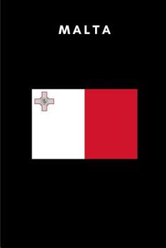 Paperback Malta: Country Flag A5 Notebook to write in with 120 pages Book