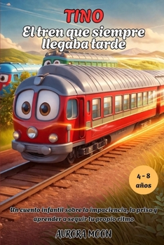 Tino El tren que siempre llegaba tarde: Un cuento infantil sobre la impaciencia, la prisa y aprender a seguir tu propio ritmo (Spanish Edition)