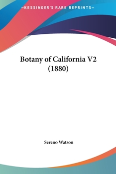 Hardcover Botany of California V2 (1880) Book