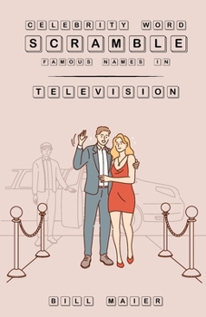Paperback Celebrity Word Scramble Famous Names in Television Book