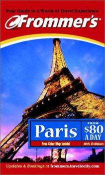 Paperback Frommer's Paris from $80 a Day [With Color] Book