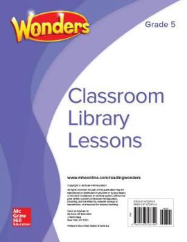 Paperback Wonders Classroom Library Lessons, Grade 5 Book