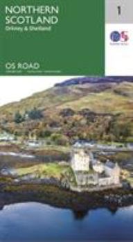 Map Roadmap Scotland. Orkney & Shetland Book