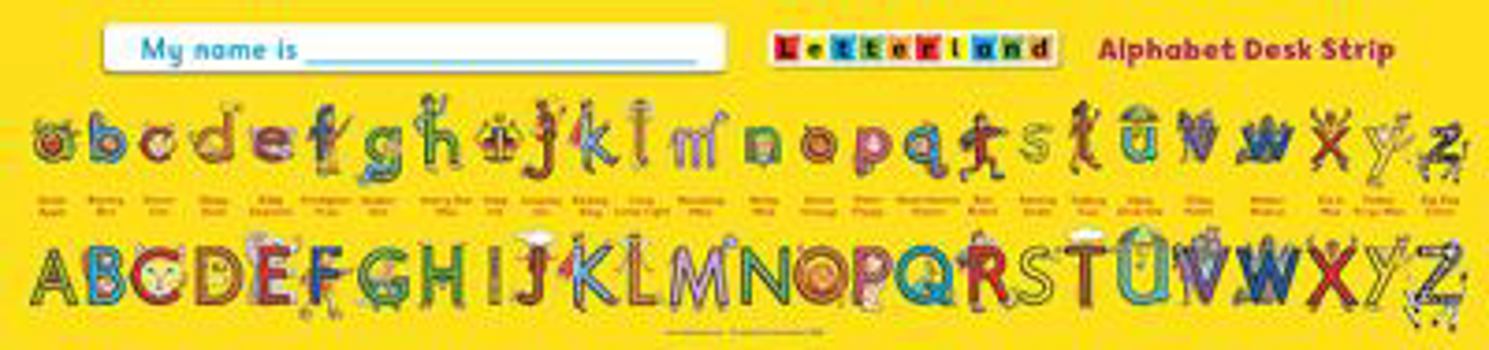 Ring-bound Alphabet Desk Strip Book
