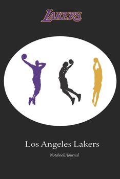 Paperback Los Angeles Lakers: Lakers Journal & Notebook - Silhouette Art - NBA Essential Book