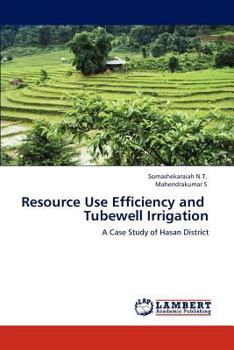 Paperback Resource Use Efficiency and Tubewell Irrigation Book