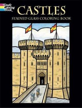 Paperback Castles Stained Glass Coloring Book