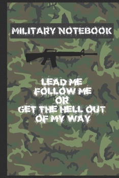 Military Notebook: For School and Notes, Gifts, For Man and Military Fans, 6" x 9" 120 Pages lined