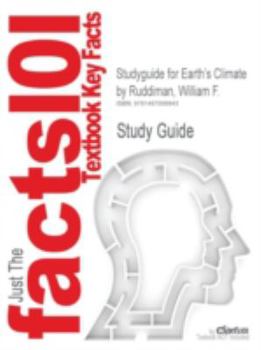 Paperback Studyguide for Earth's Climate by Ruddiman, William F., ISBN 9781429255257 Book