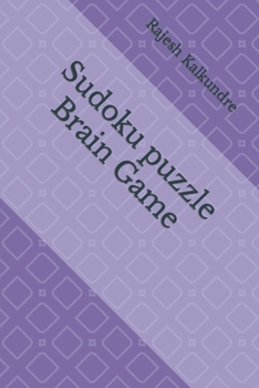 Paperback Sudoku puzzle Brain Game Book