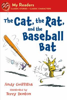 Hardcover The Cat, the Rat, and the Baseball Bat Book