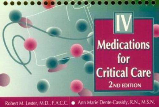 Paperback Intravenous Medications for Critical Care Book