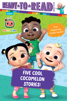 Five Cool CoComelon Stories!: I Like School!; This Is the Way We Play; The Balloon Boat Race!; Hide-and-Seek Fun!; Cece Has a Little Cat