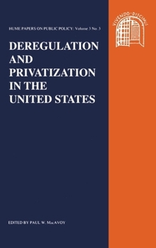 Paperback Deregulation and Privatisation: Hume Papers on Public Policy 3.3 Book