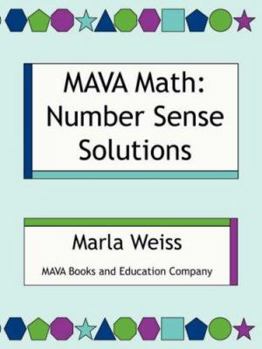 Paperback Mava Math: Number Sense Solutions Book