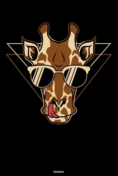 Notebook: Retro Vintage Giraffe Journal Groovy Sunglasses Composition Book Funky Gift