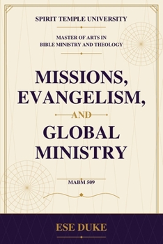 Paperback Missions, Evangelism, and Global Ministry Book