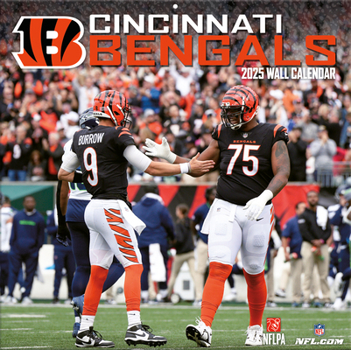 Calendar Cincinnati Bengals 2025 12x12 Team Wall Calendar Book