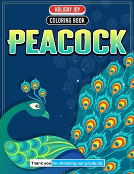 Paperback Peacock Coloring Book Nature Lovers: Coloring Fun for All Ages Book