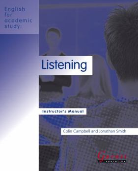 Paperback Listening (English for Academic Study) Book