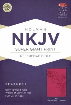 Imitation Leather Super Giant Print Reference Bible-NKJV [Large Print] Book