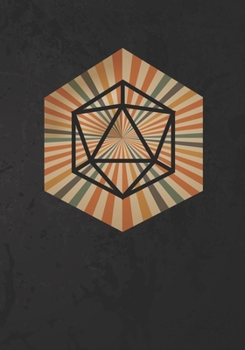 RPG Journal: Mixed Role Playing Gamer Paper (College Ruled, Graph, Hex): Retro Polyhedral Dice Notebook