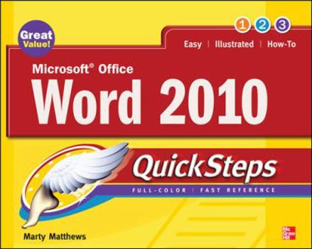 Paperback Microsoft Office Word 2010 Quicksteps Book