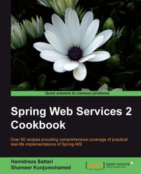 Paperback Spring Web Services Cookbook Book