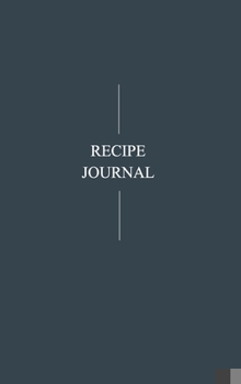 Hardcover Recipe Journal Book