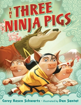 Hardcover The Three Ninja Pigs Book