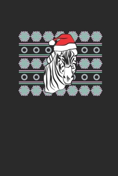 Ugly Christmas Zebra: Dotted Bullet Notebook (6" x 9" - 120 pages) ~ Christmas Themed Notebook for Daily Journal, Diary, and Gift