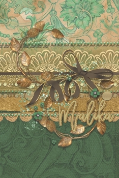 Malika: Women's Personalized Daily Thoughts Log - My Feelings Diary - Journal to Write In Daily Reflections