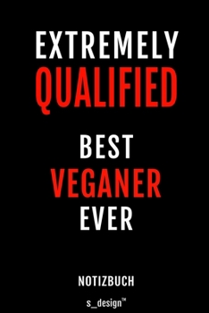 Notizbuch für Veganer: Originelle Geschenk-Idee [120 Seiten gepunktet Punkte-Raster blanko Papier] (German Edition)