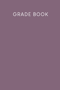 Grade Book: Grade booklet for pupils and students | Design: Purple