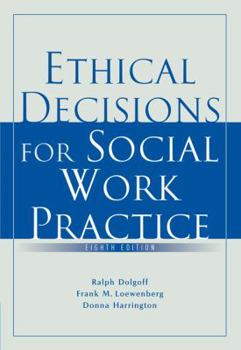 Paperback Ethical Decisions for Social Work Practice Book