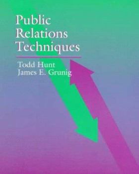 Paperback Public Relations Techniques Book