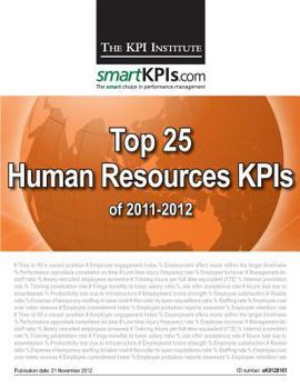 Paperback Top 25 Human Resources KPIs of 2011-2012 Book