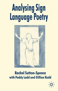 Hardcover Analysing Sign Language Poetry Book