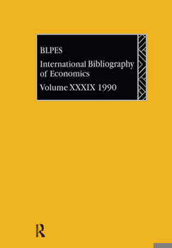 Hardcover Ibss: Economics: 1990 Vol 39 Book